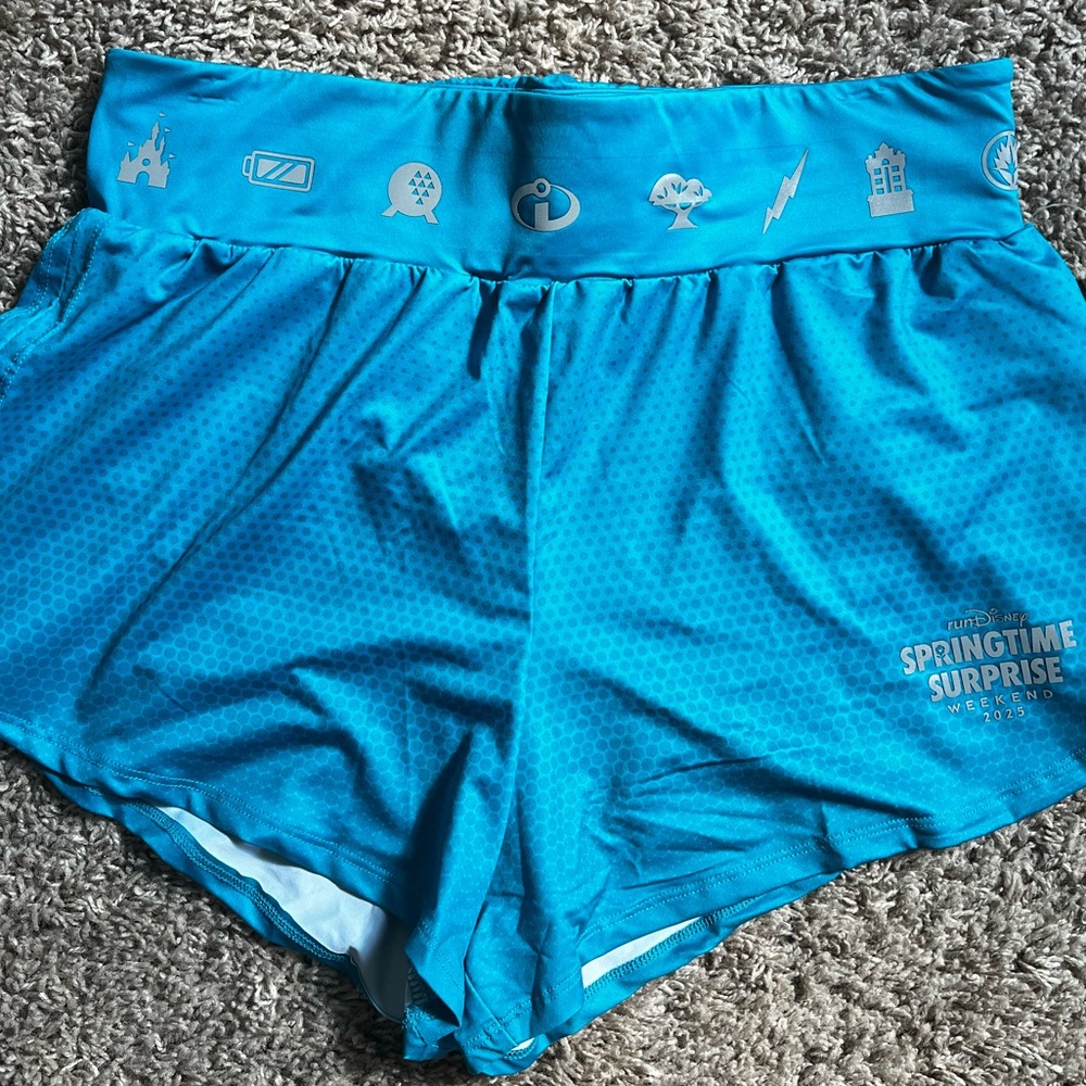 Women's runDisney Springtime Surprise Weekend Blue Athletic Shorts